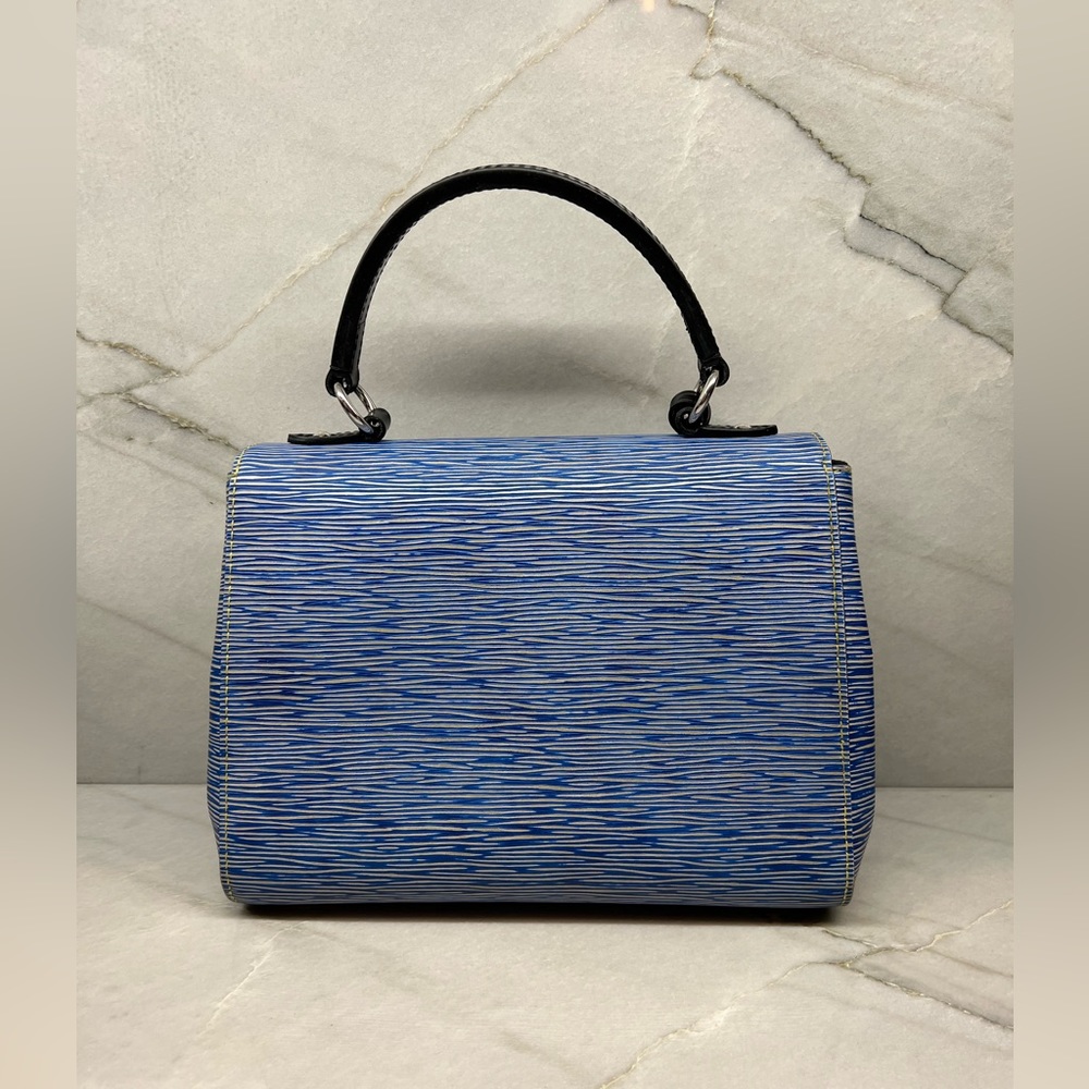SOLD!!! Authentic Louis Vuitton Cluny BB in Denim Epi Leather - Picture 2 of 16